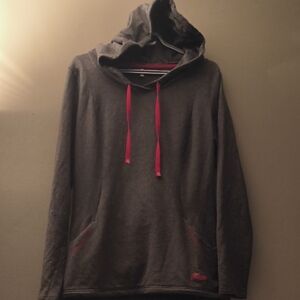 Roots Dark Gray Hoodie with Red Accents